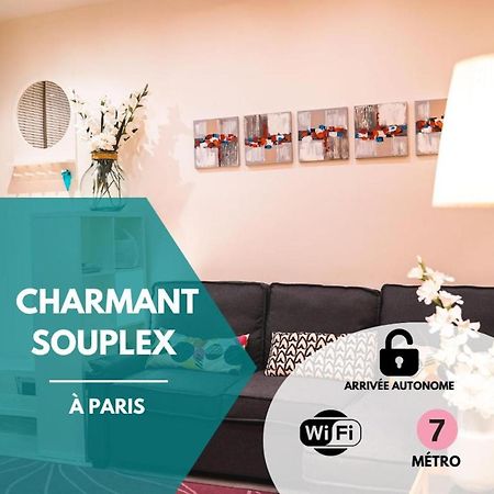 Charming Souplex In Paris Apartment Exterior foto